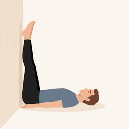 Jambes au mur